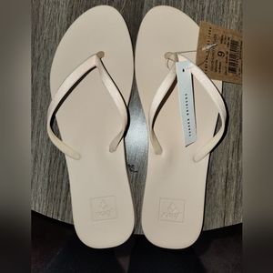 The Reef sparkle flip flops